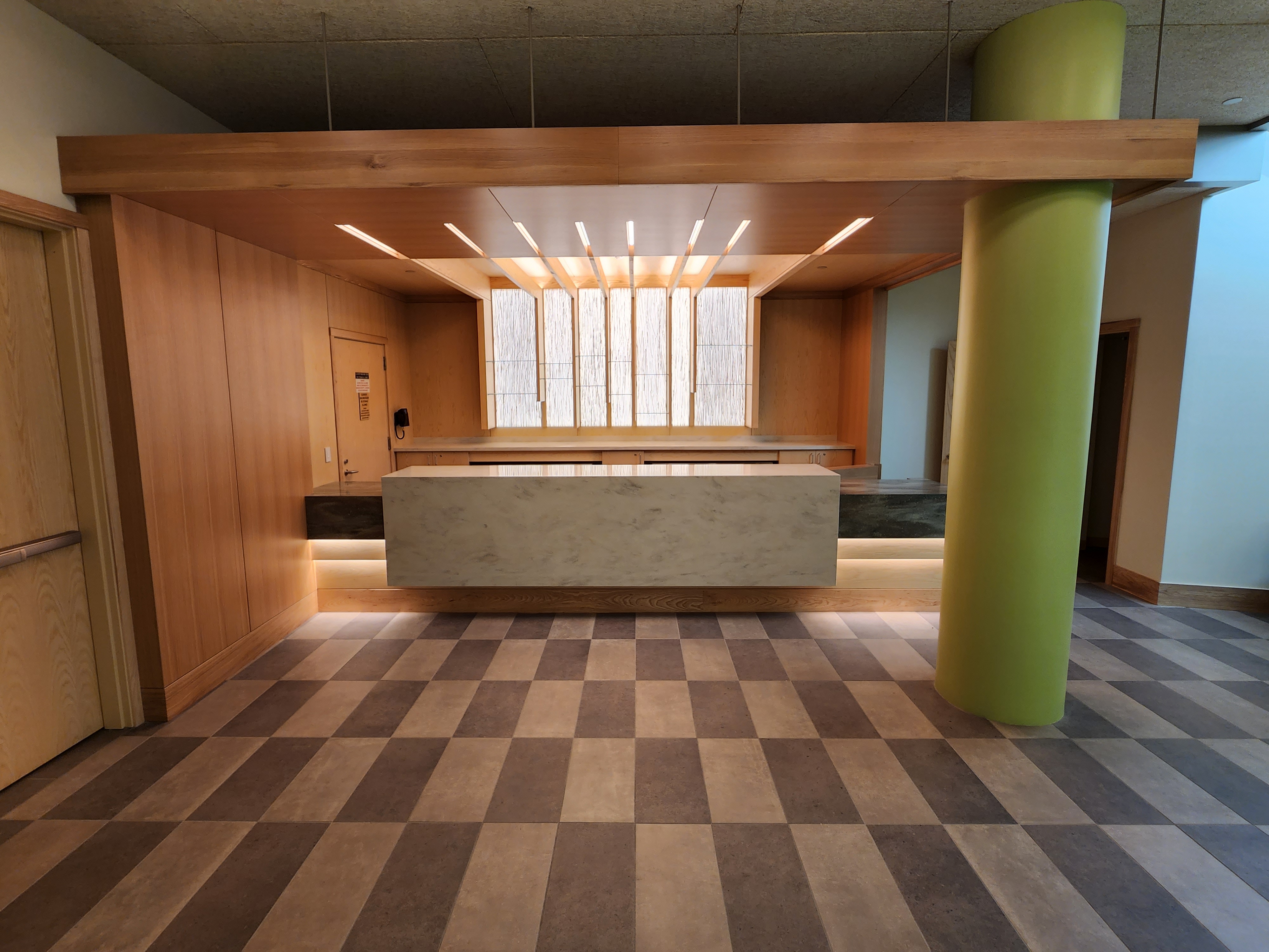 Groton Hill Music School — interior woodwork view 15